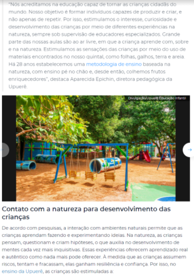 Especialistas destacam importância do contato com a natureza para desenvolvimento das crianças